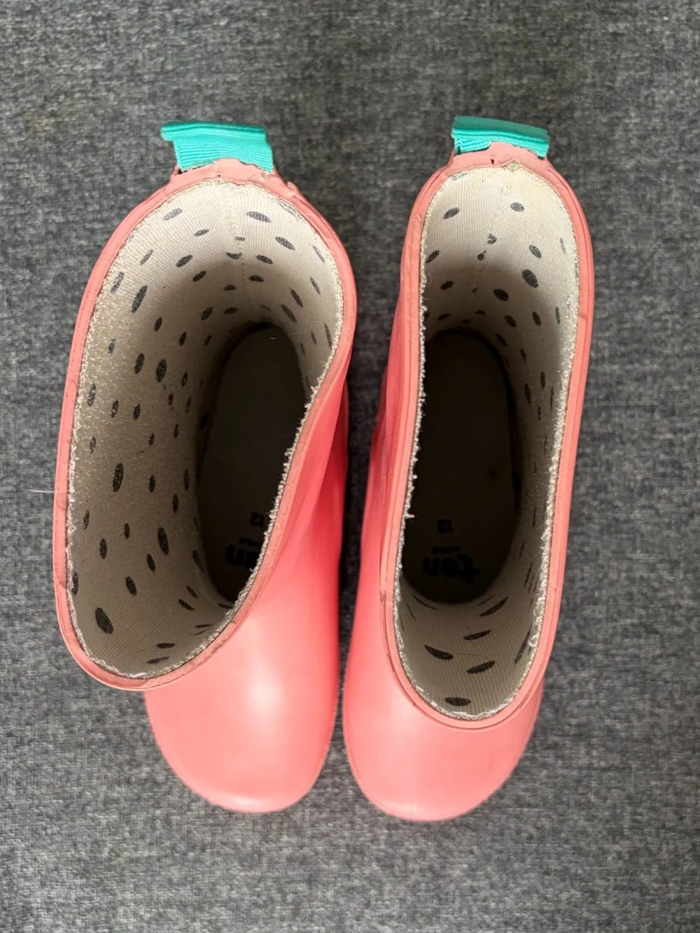 Ten Little Pink Rain Boots
